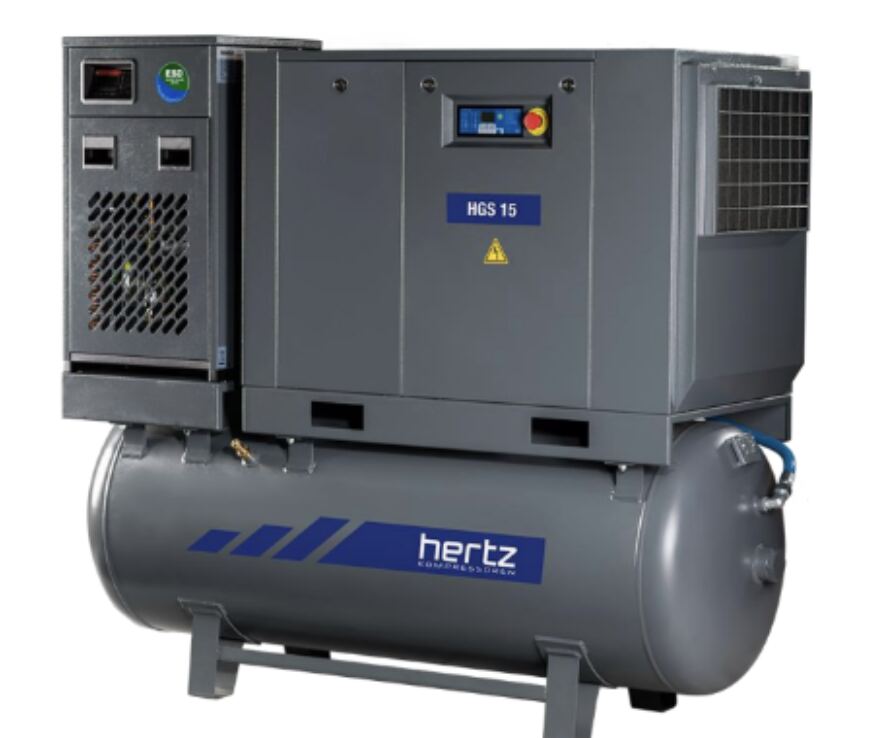 Compresor Tornillo Lubricado Hertz — 15 HP